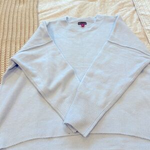 Vince camuto light blue oversized sweater